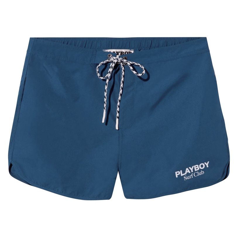 Playboy Surf Club Trunks Men's Swimwear Blue | 370518ZLV