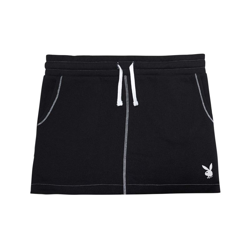 Playboy Varsity Mini Women's Skirts Dark Grey | 512946KOS